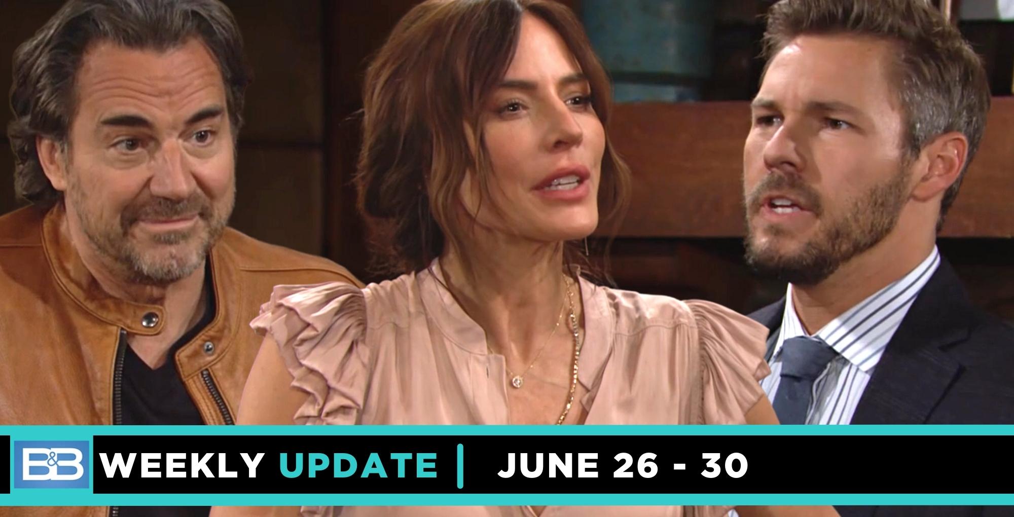 b&b spoilers see ridge, taylor, and liam preparing for a big week.