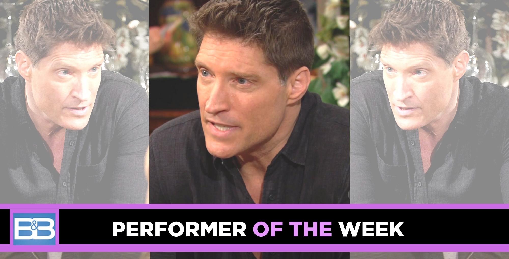 sean kanan performer of the week b&b