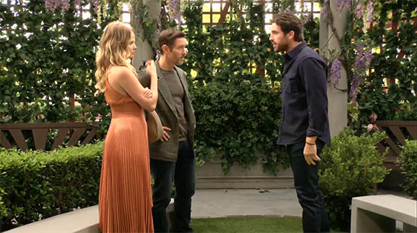 summer and daniel face chance chancellor on young and the restless.