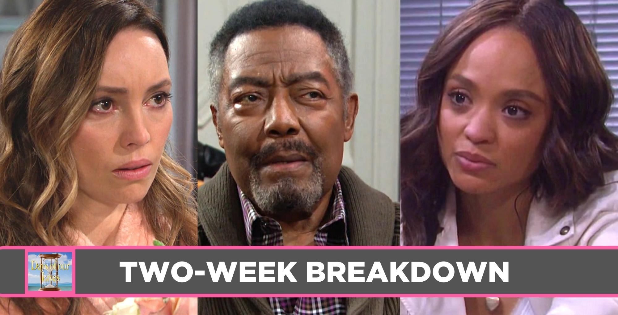 days of our lives two-week breakdown spoilers