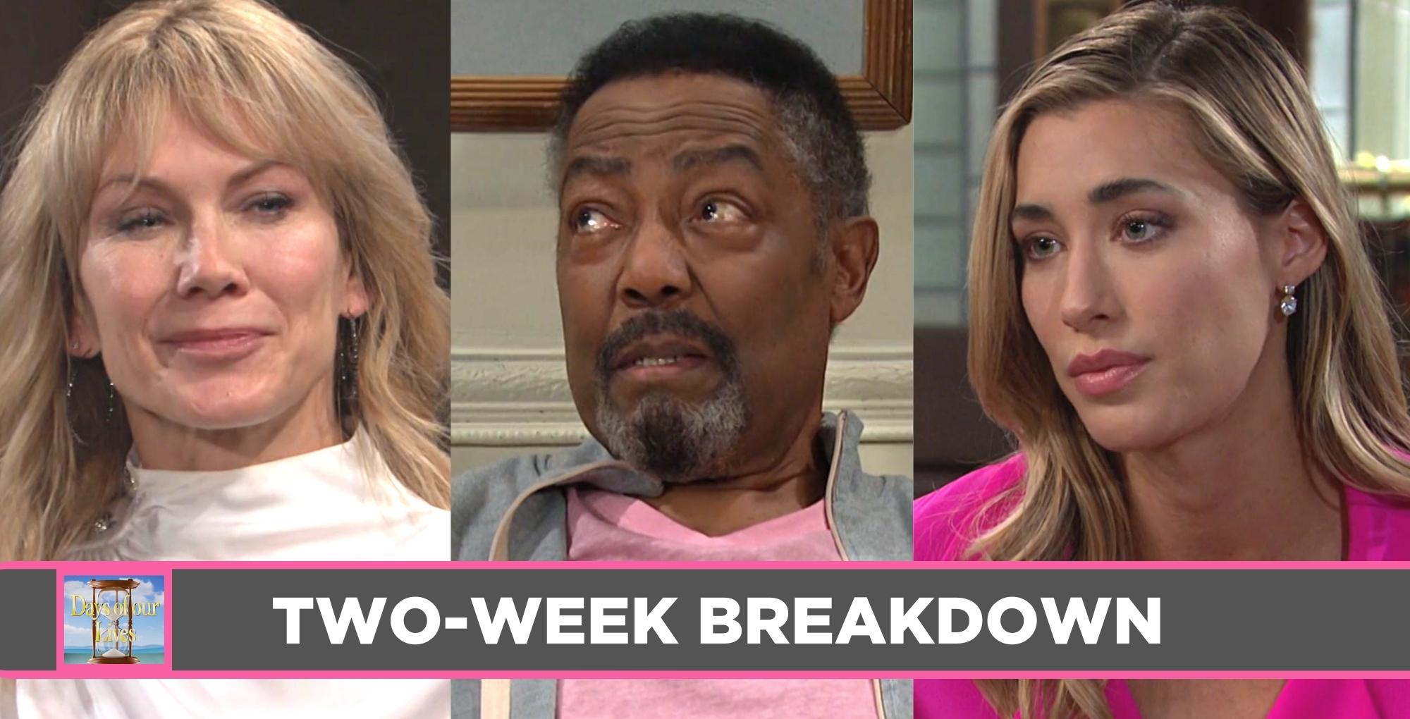 DAYS two-week breakdown spoilers
