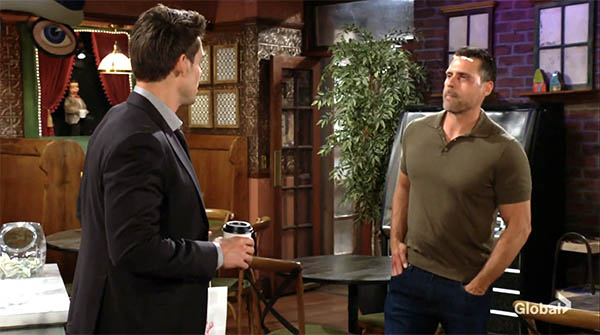 adam asks nick newman about sally on young and the restless.