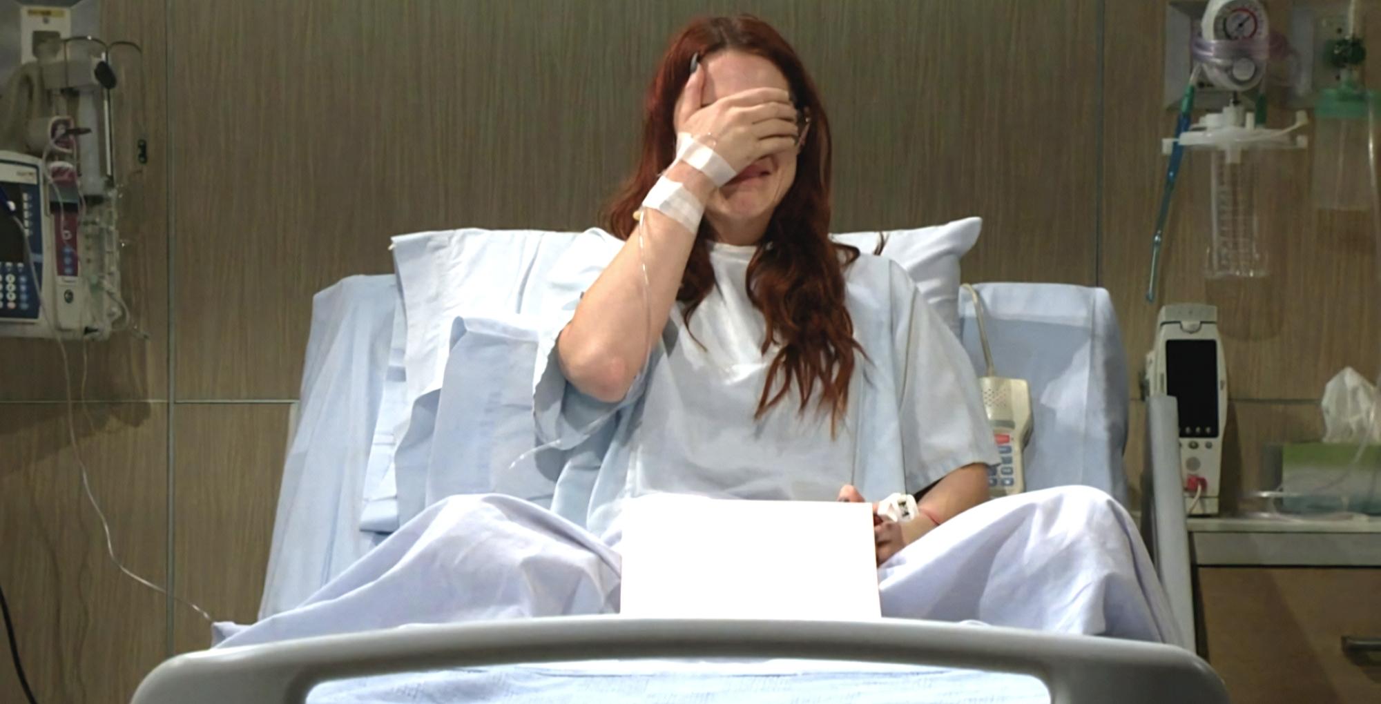 sally spectra grieved the loss of her baby on the young and the restless recap for june 20, 2023.