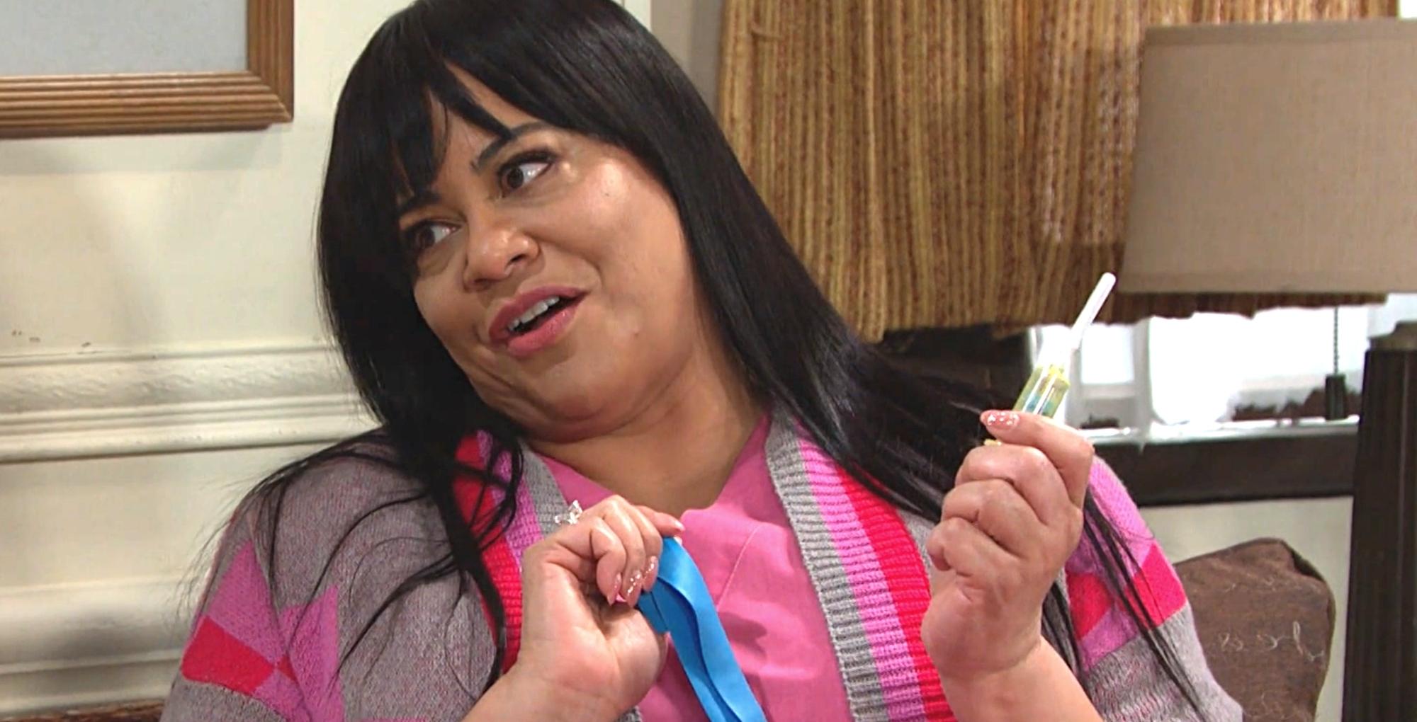 days of our lives recap for monday, june 26, 2023, whitley holding a syringe.