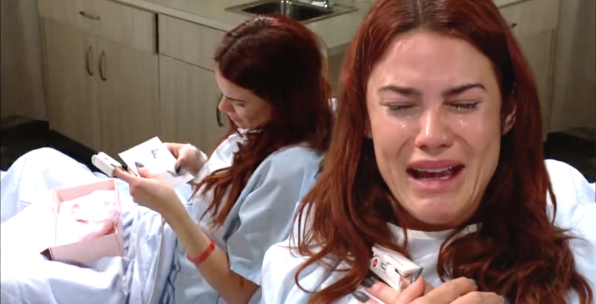 sally spectra mourns her baby ava hope on young and the restless.