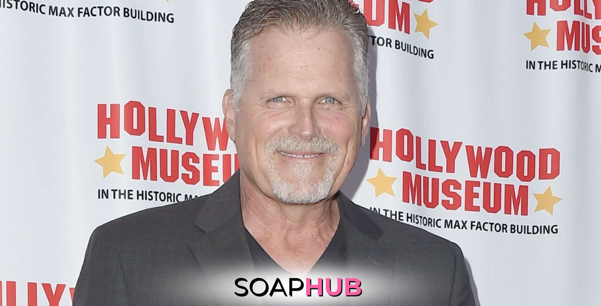 Young and the Restless Robert Newman with the Soap Hub logo.