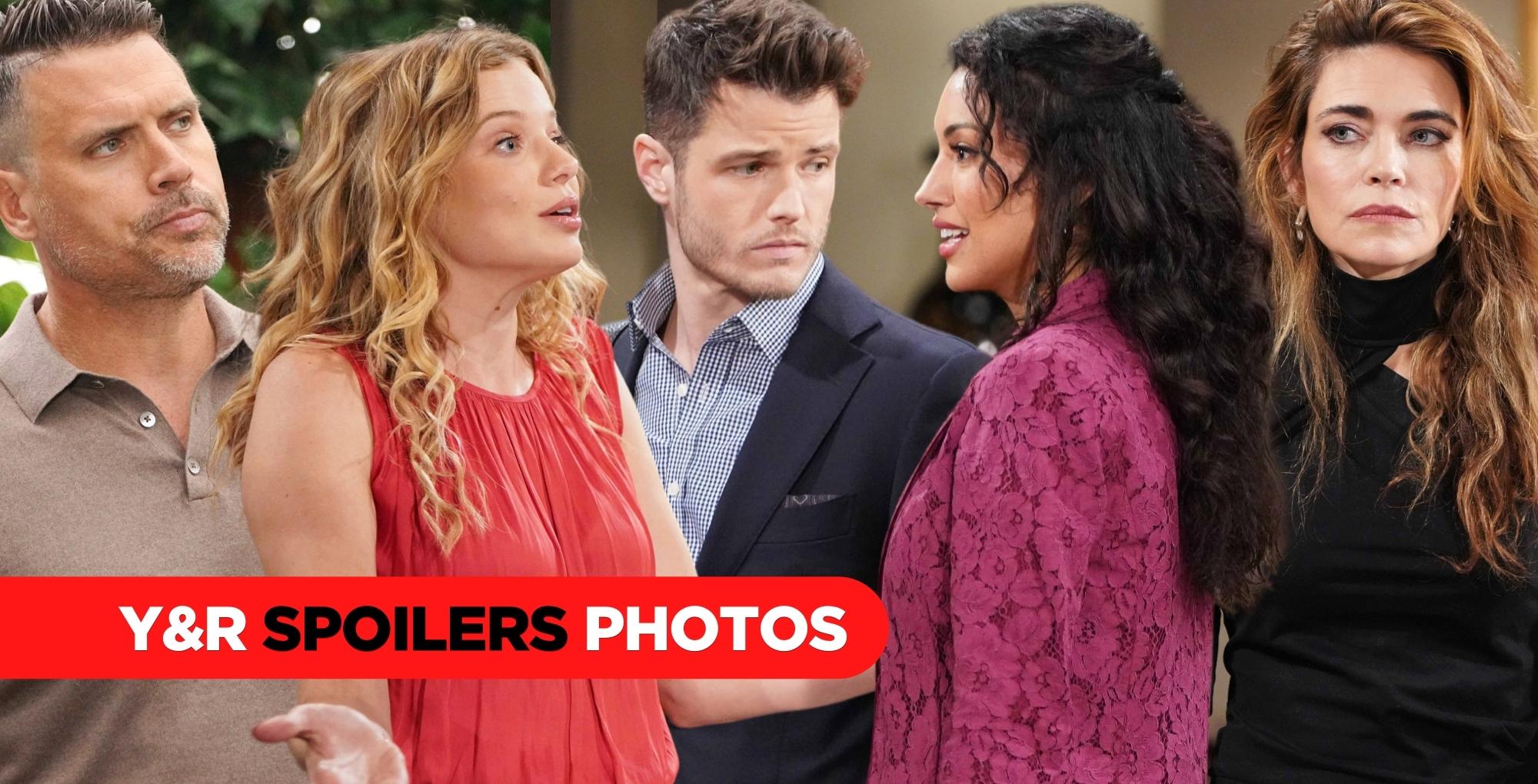 y&r spoilers photos collage.