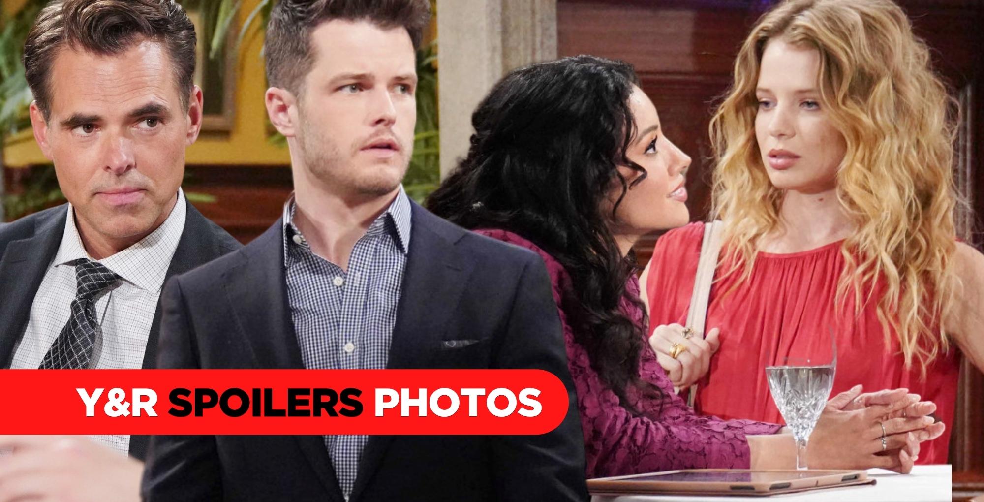 y&r spoilers photos collage.
