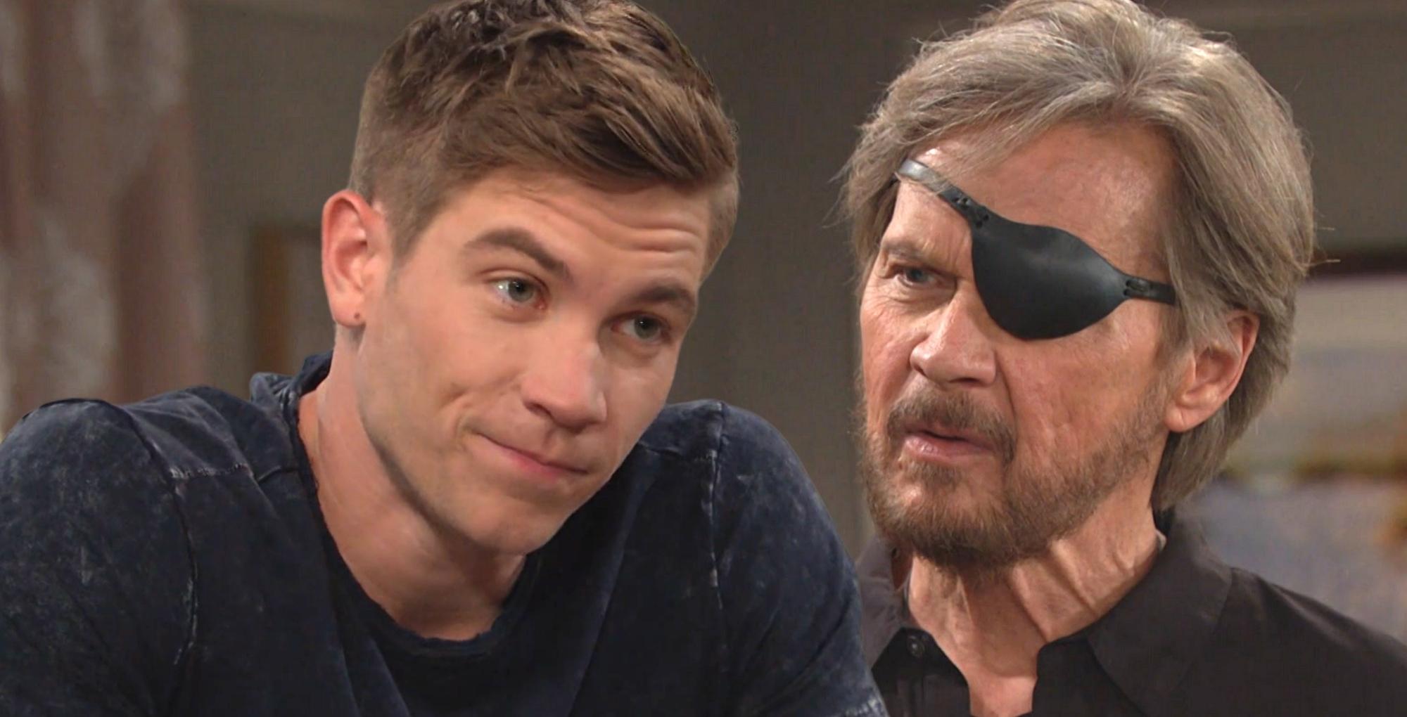 tripp and steve johnson had a nice talk on days of our lives.