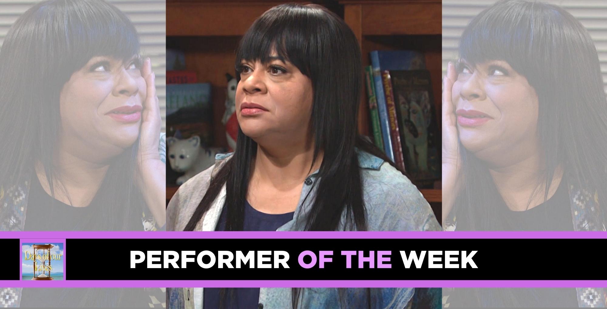 kim coles days of our lives performer of the week.