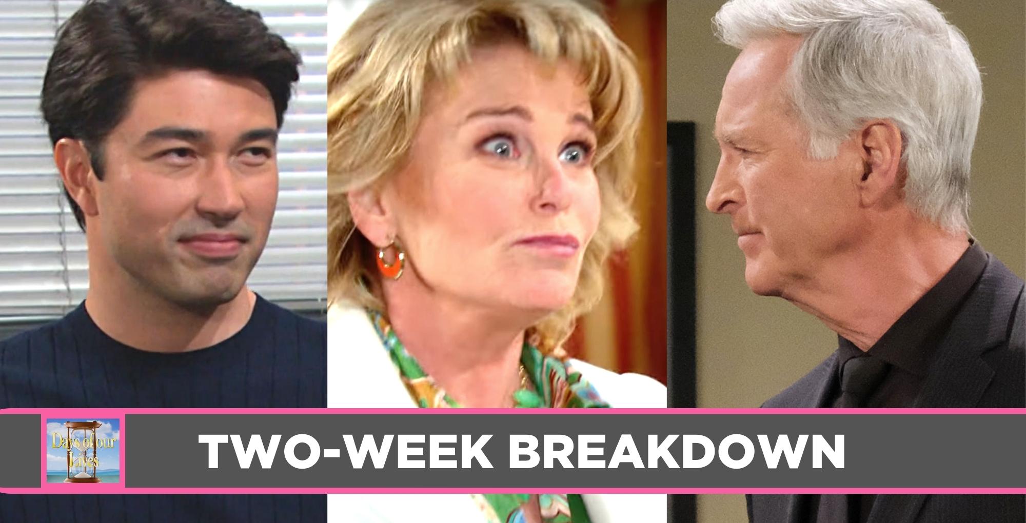 days of our lives two-week breakdown spoilers