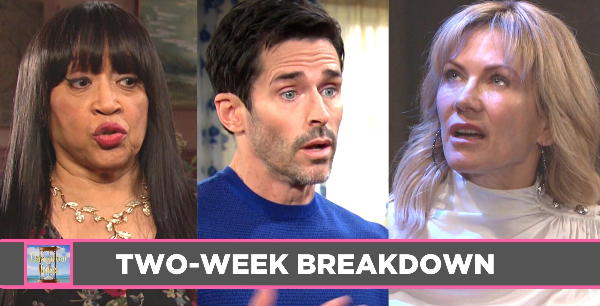 days of our lives two-week breakdown spoilers