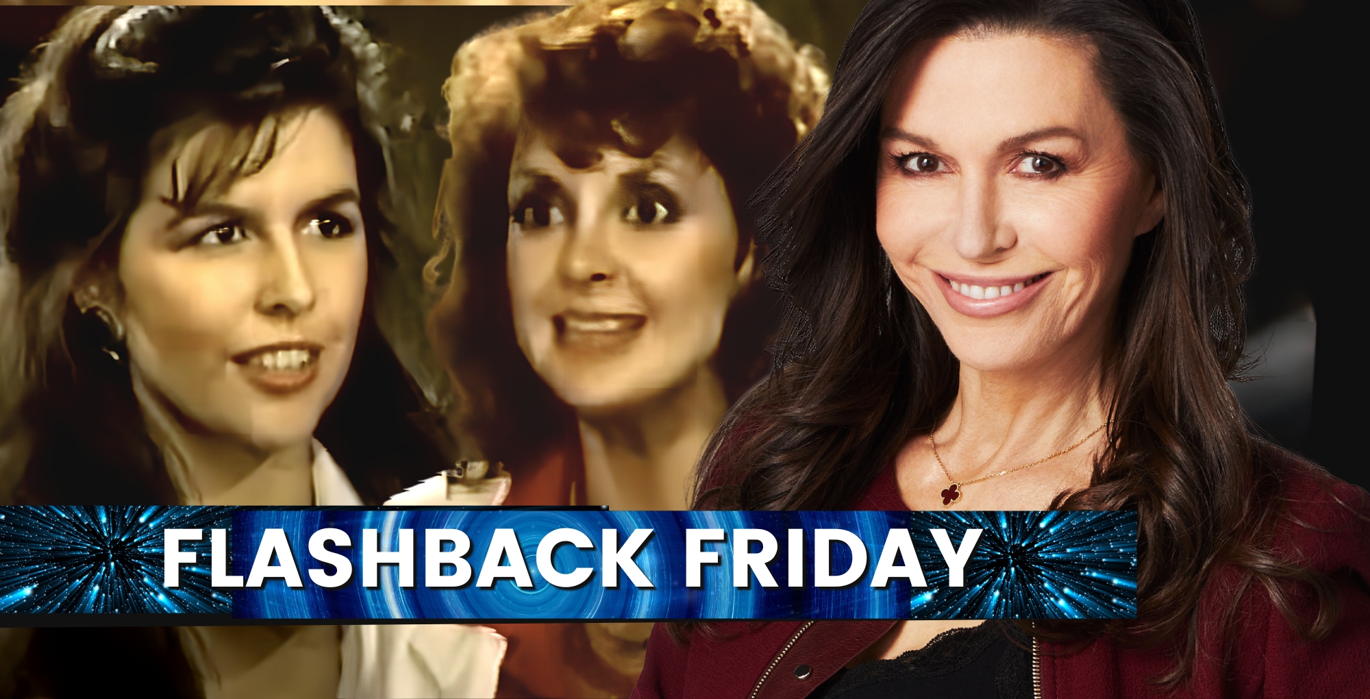 finola hughes in a flash back friday memory with jacklyn zeman.