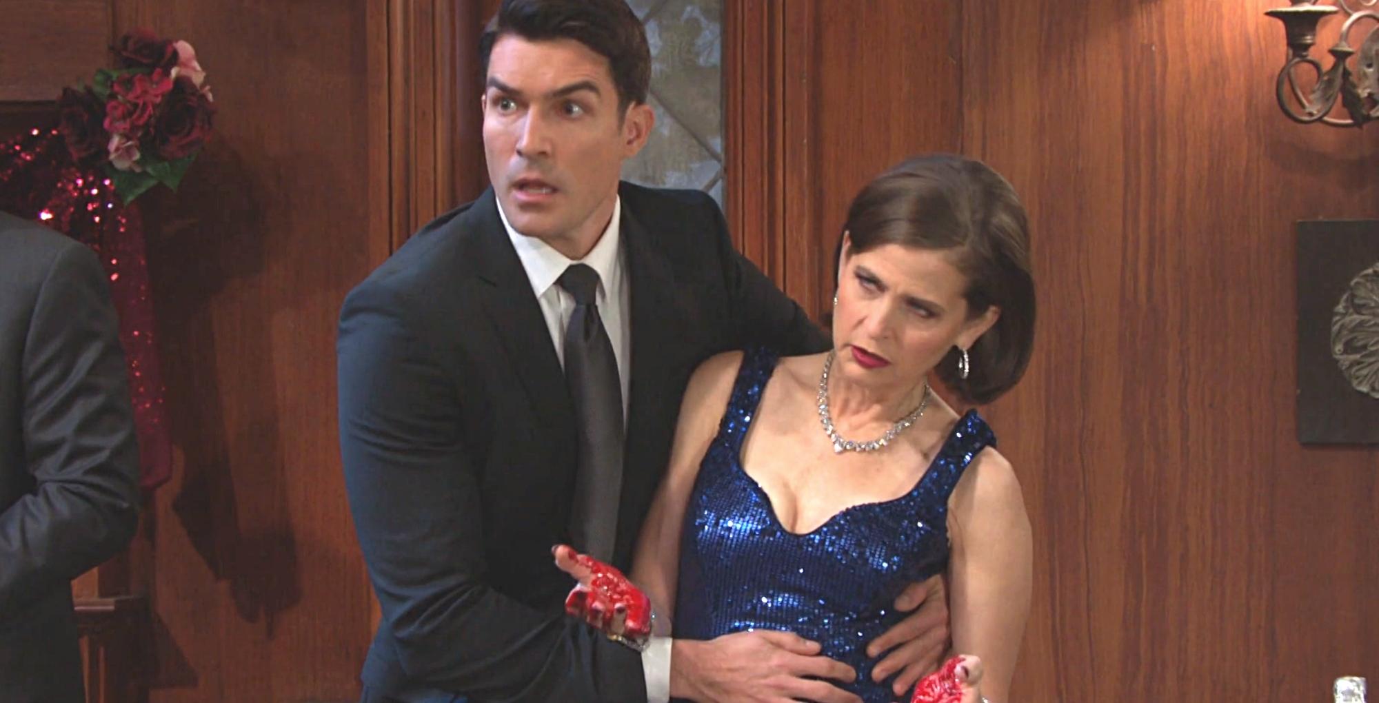 megan dimera was shot and rafe Hernandez arrested li shin on the days of our lives recap for monday July 3, 2023