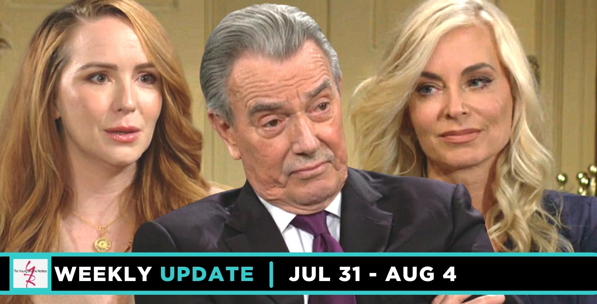 the young and the restless weekly update spoilers