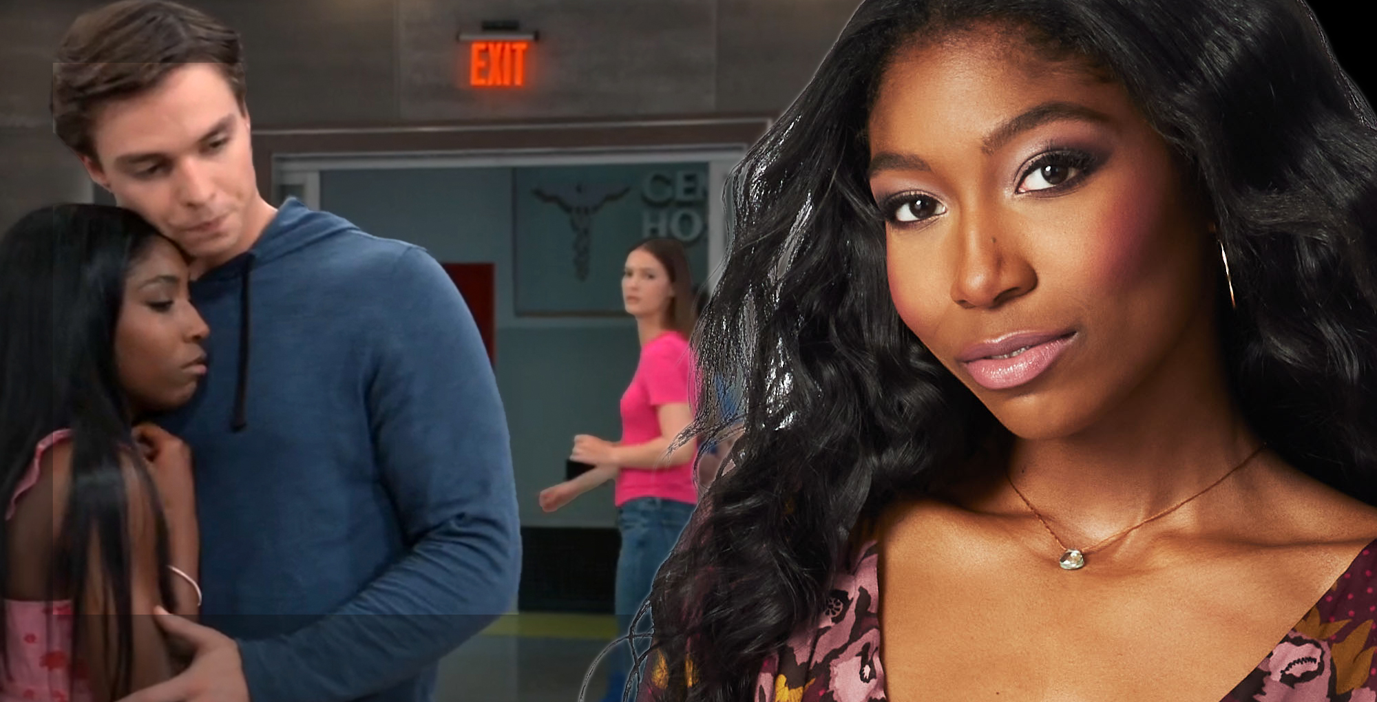tabyana ali on general hospital, spencer and trina, and esme.