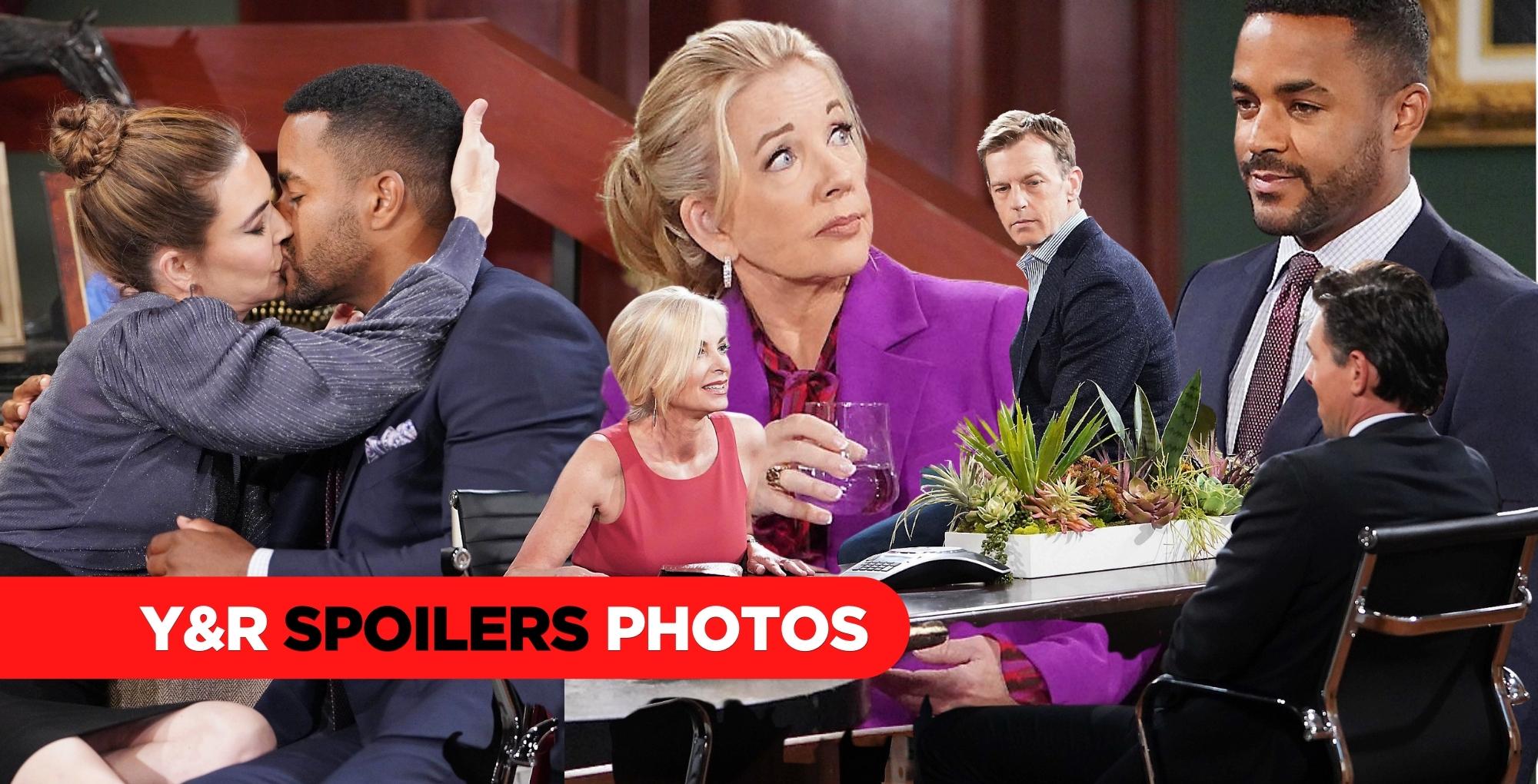 y&r spoilers photos collage.