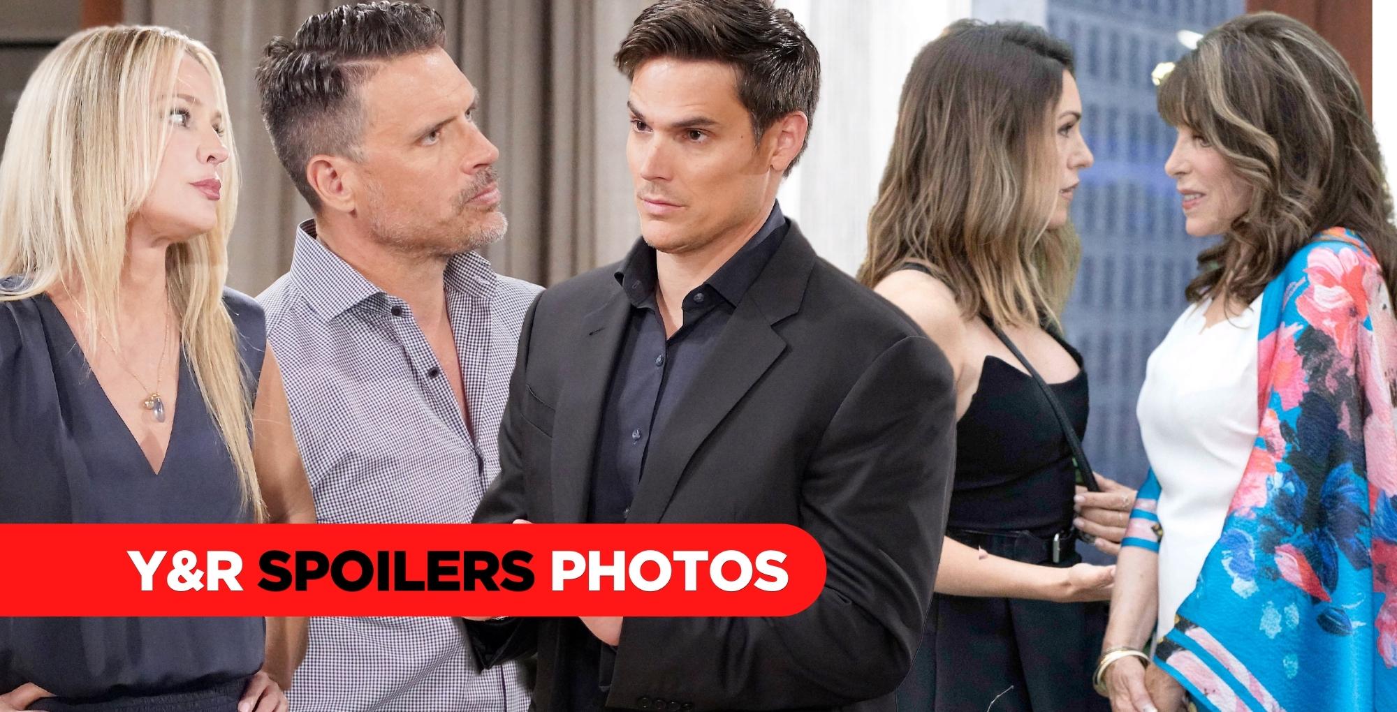 y&r spoilers photos collage.