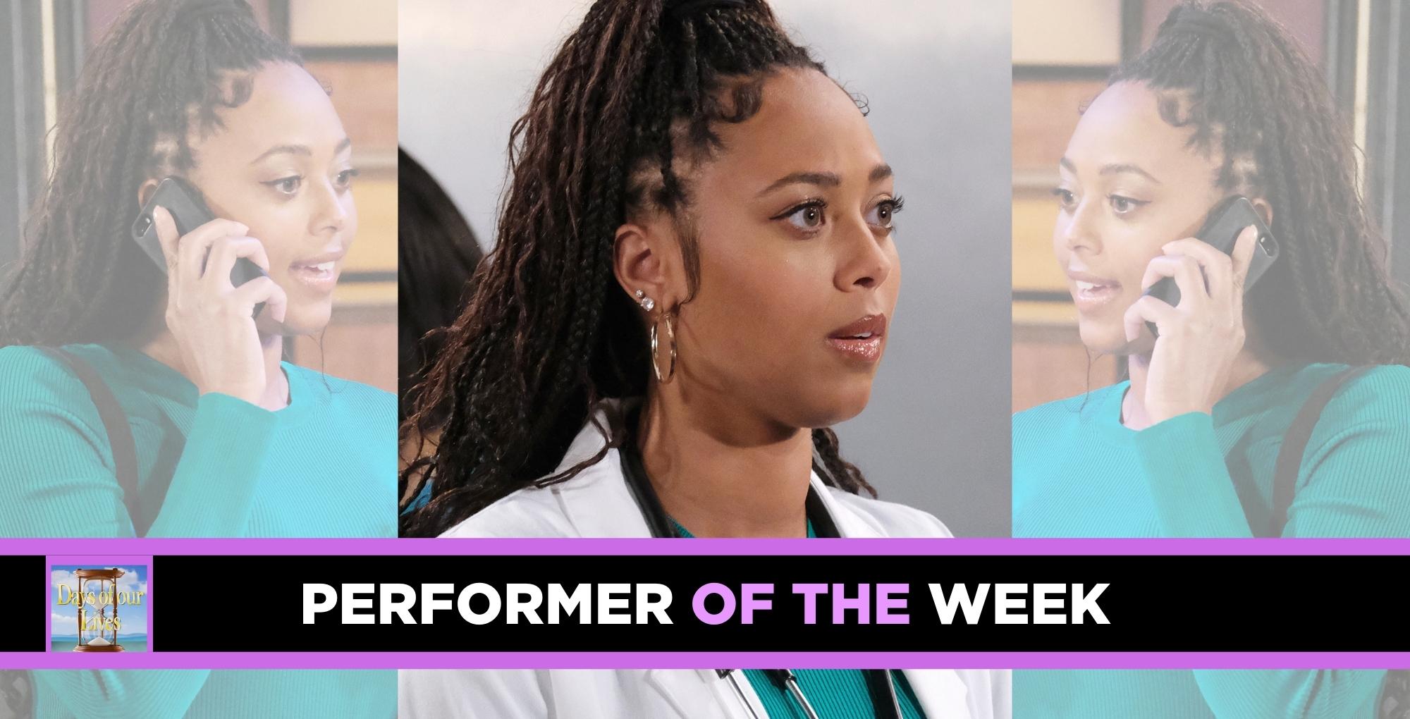 aketra sevillian the days of our lives performer of the week.