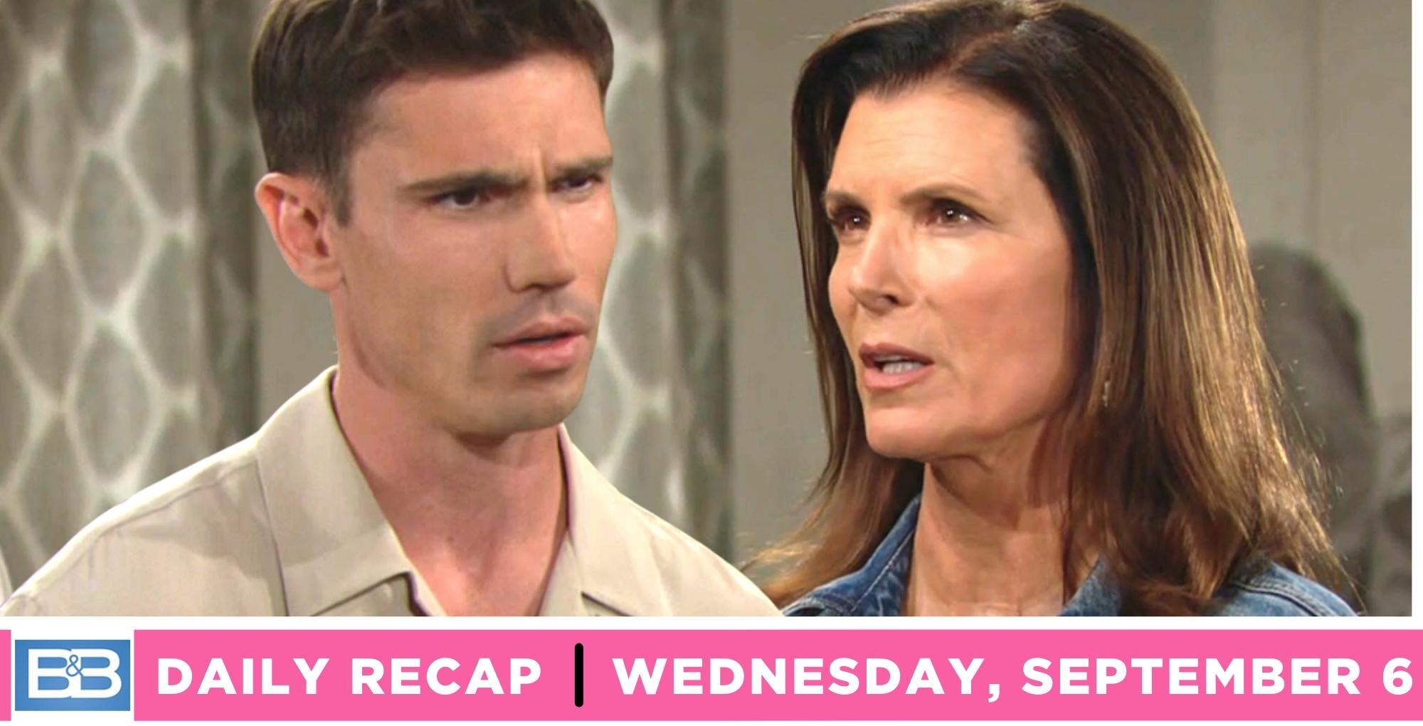 b&b recap for wednesday, september 6 with finn and sheila.