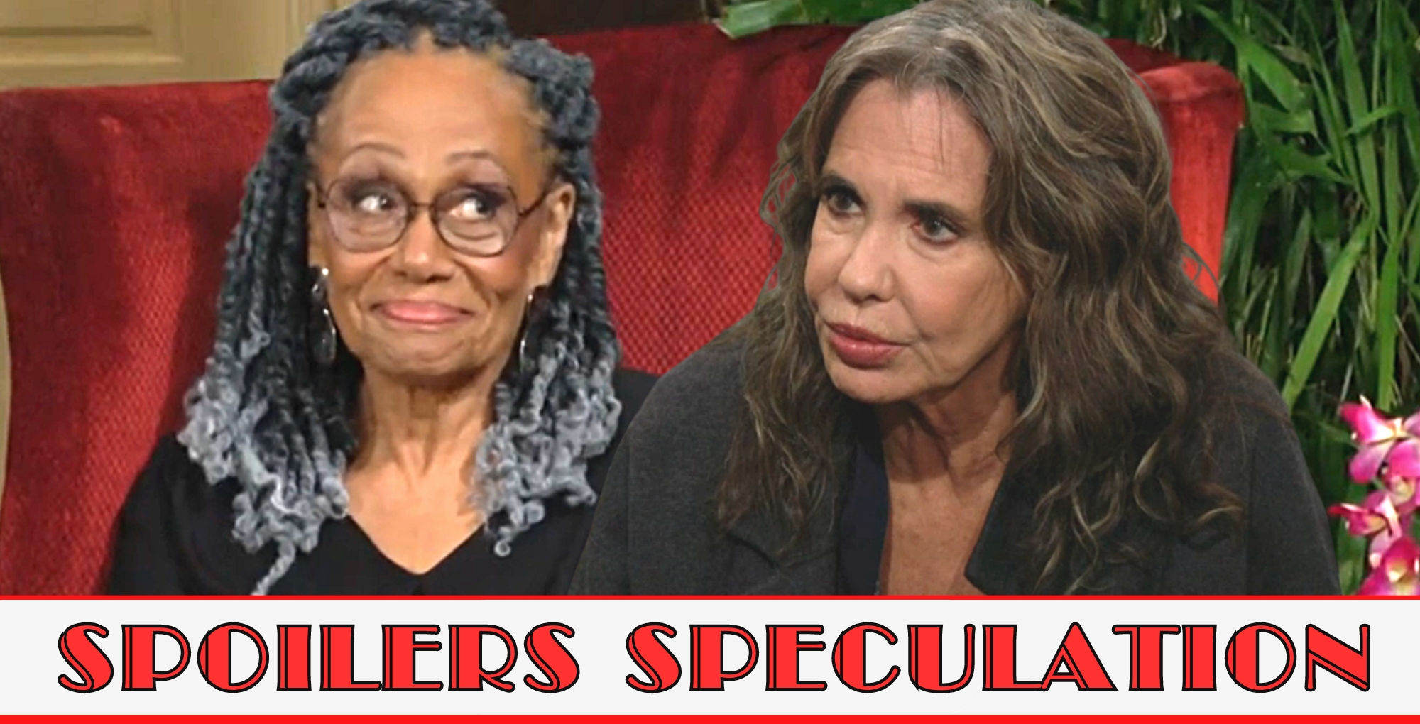 y&r spoilers speculation banner over mamie and jill.
