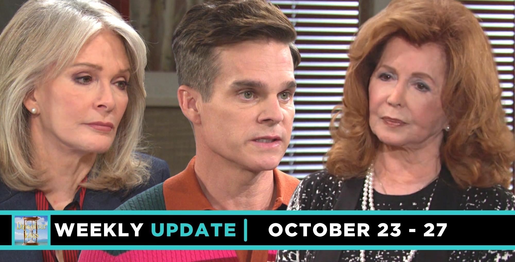 days of our lives weekly updates spoilers