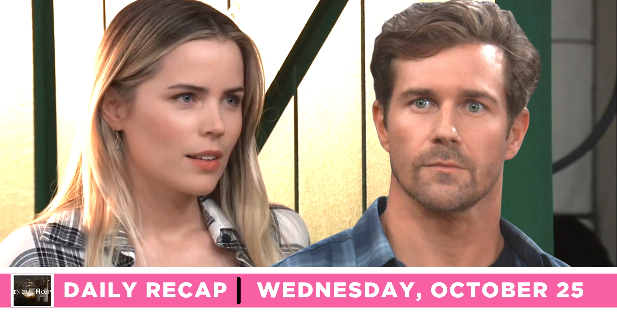 sasha gilmore showed up to see cody bell on the general hospital recap for wednesday, october 24, 2023.