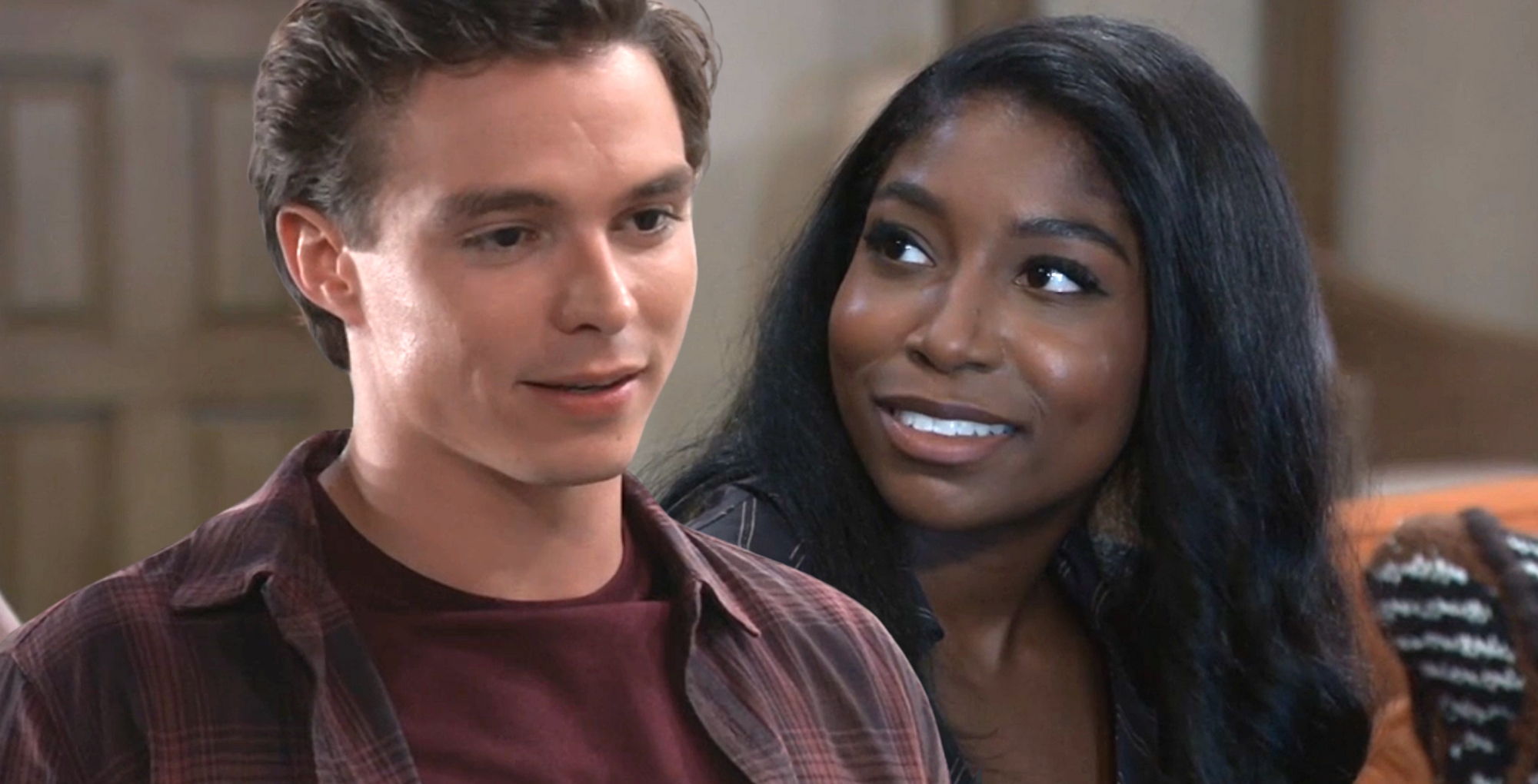spencer cassadine and trina robinson on general hospital.
