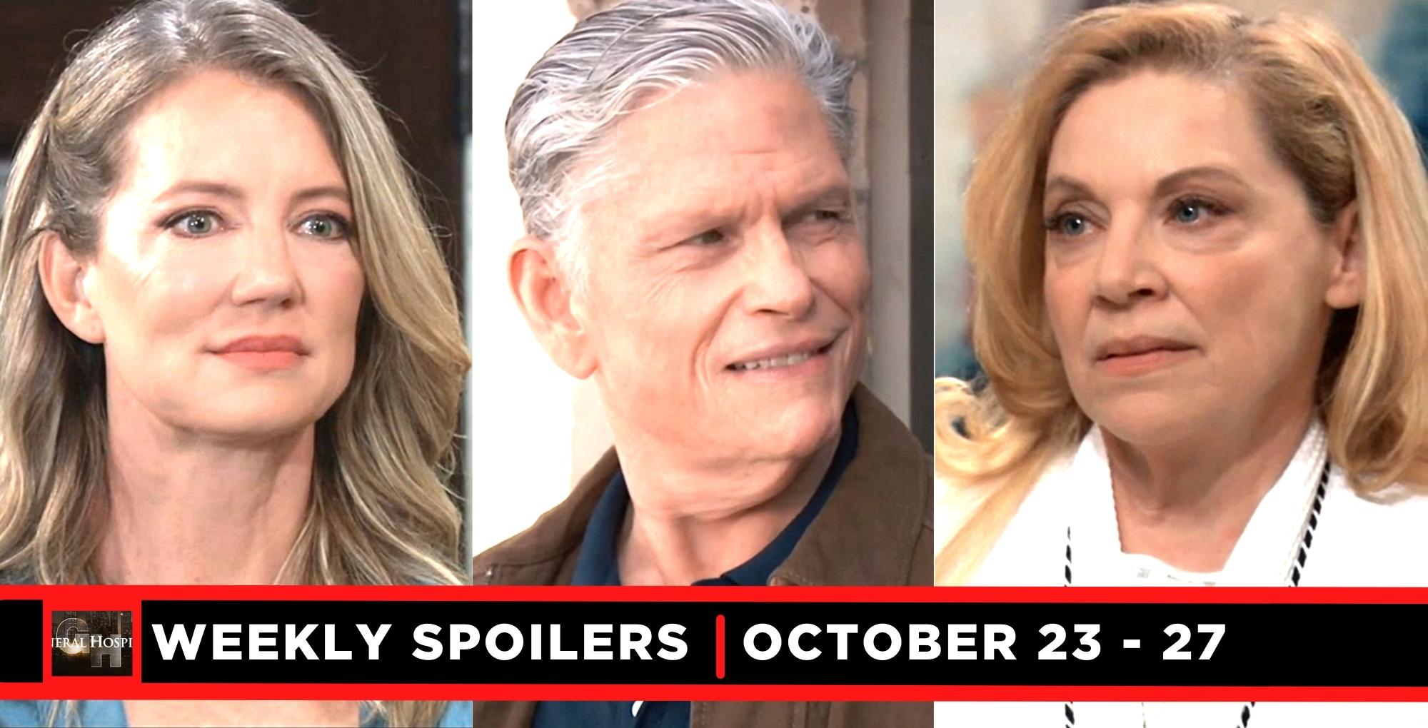 general hospital spoilers for the week of october 23-27, 2023, nina, cyrus, liesl.