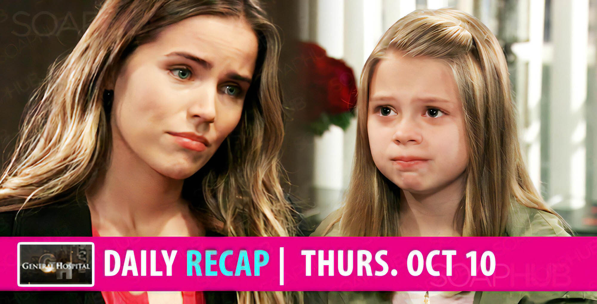 general hospital recap for october 10, 2019 of sasha and charlotte.