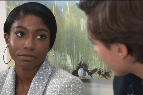 soap opera general hospital trina was frustrated by spencer.
