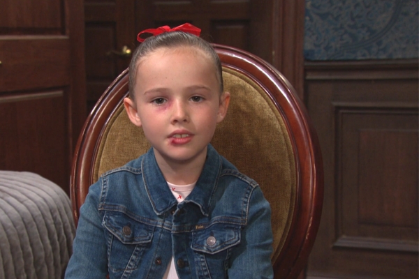 soap operas like days of our lives with dirty schemes like rachel with a made up black eye.