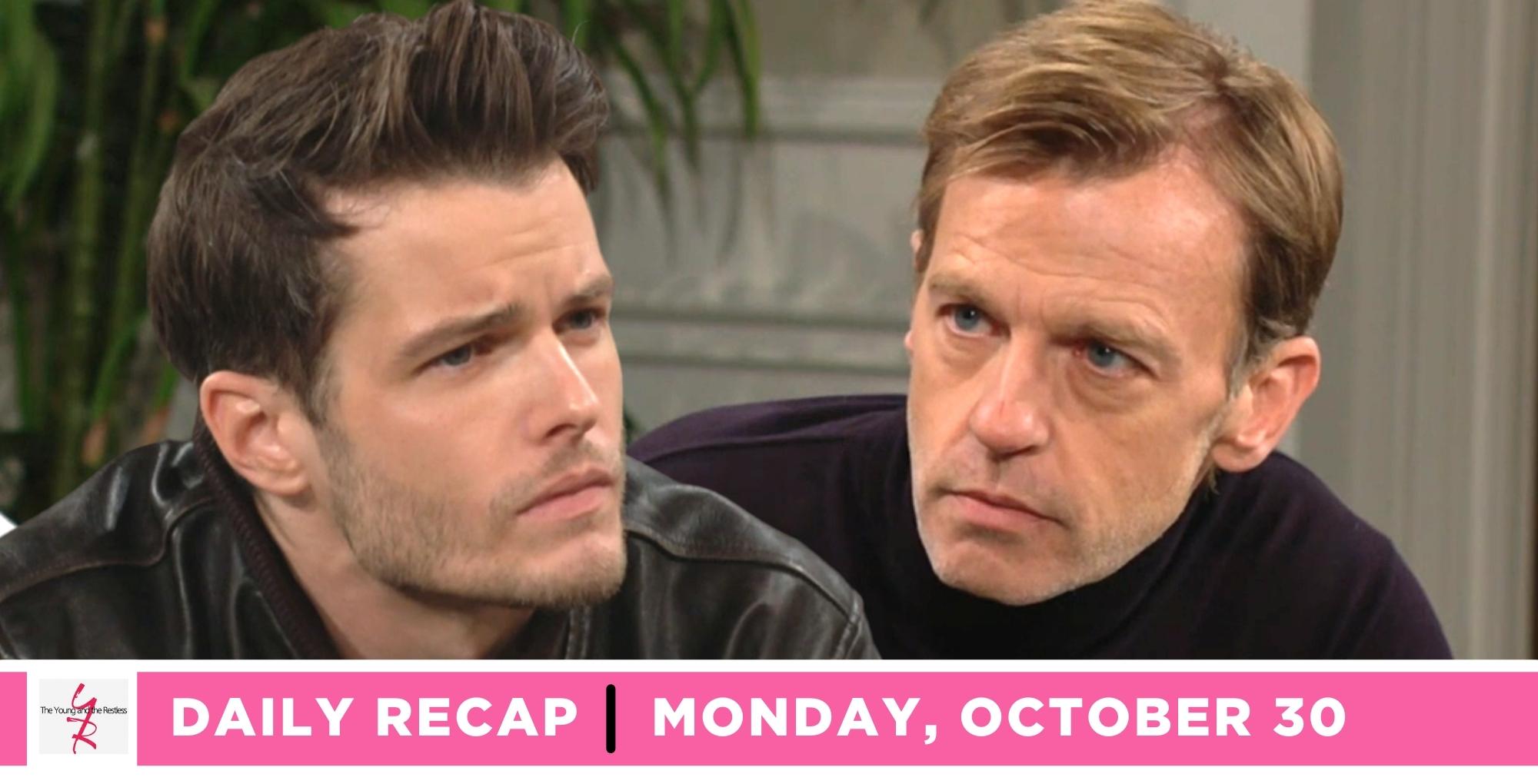 the young and the restless recap for october 30, 2023, episode 12735, has kyle talking with tucker.
