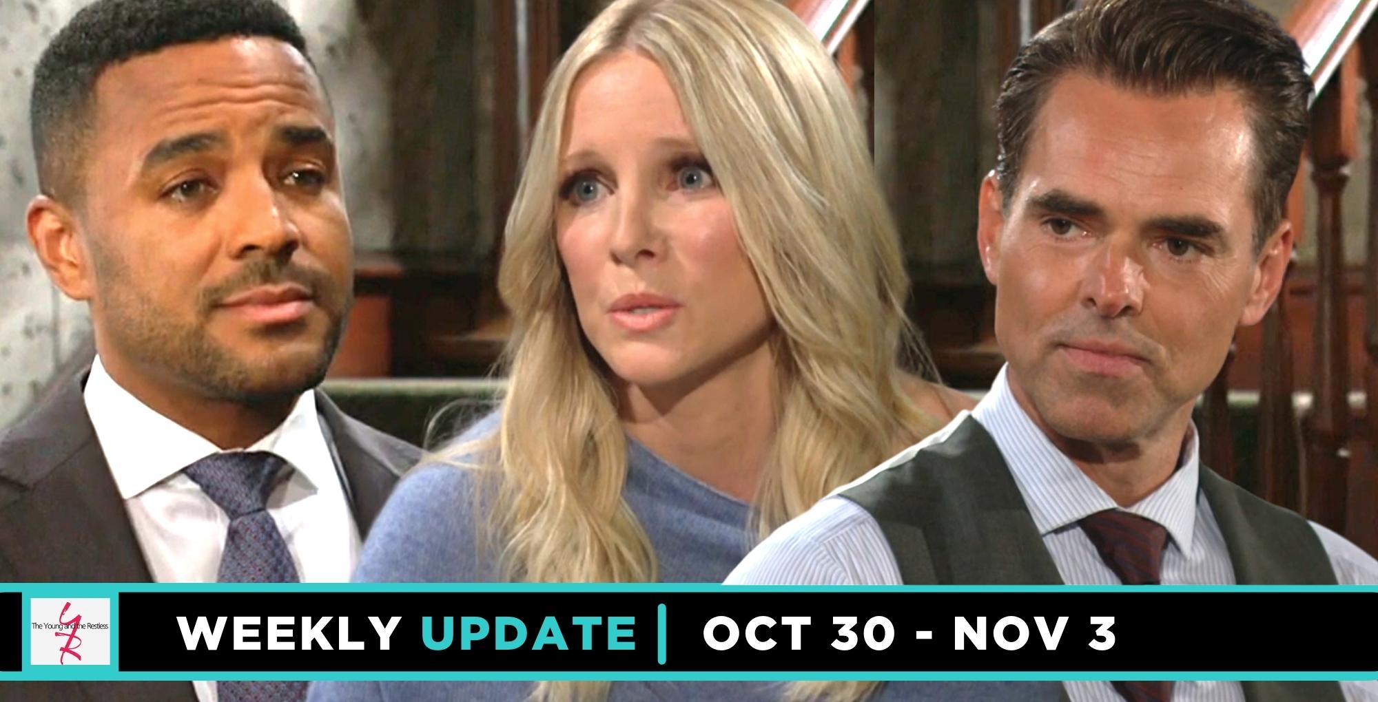 the young and the restless weekly update spoilers