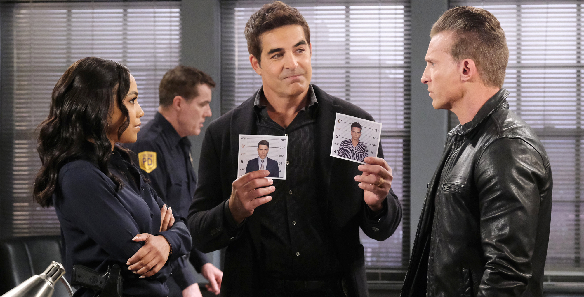 days of our lives salem police department with jada, rafe, and harris.