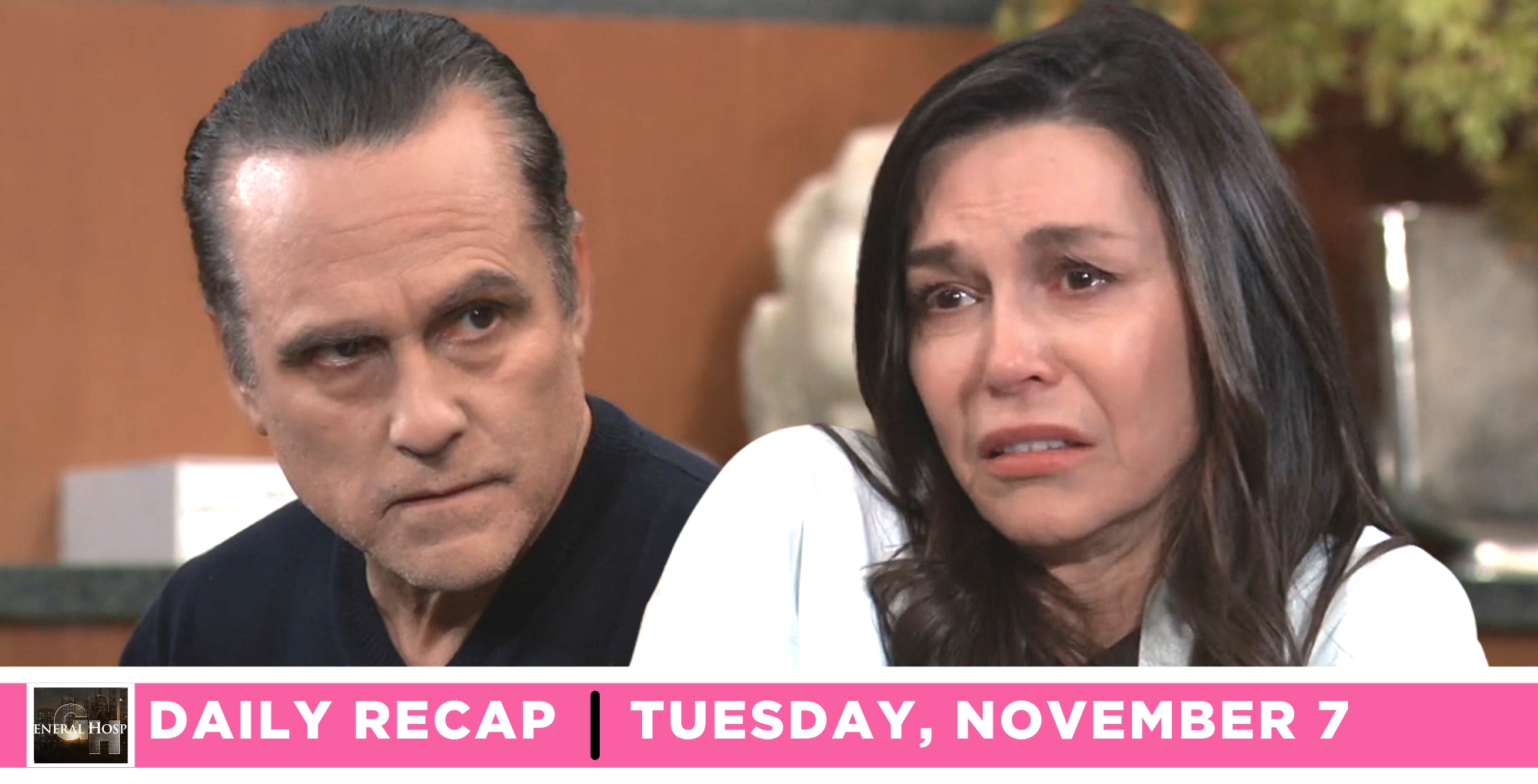 sonny corinthos empathized with anna devane on the general hospital recap for tuesday, november 7, 2023.