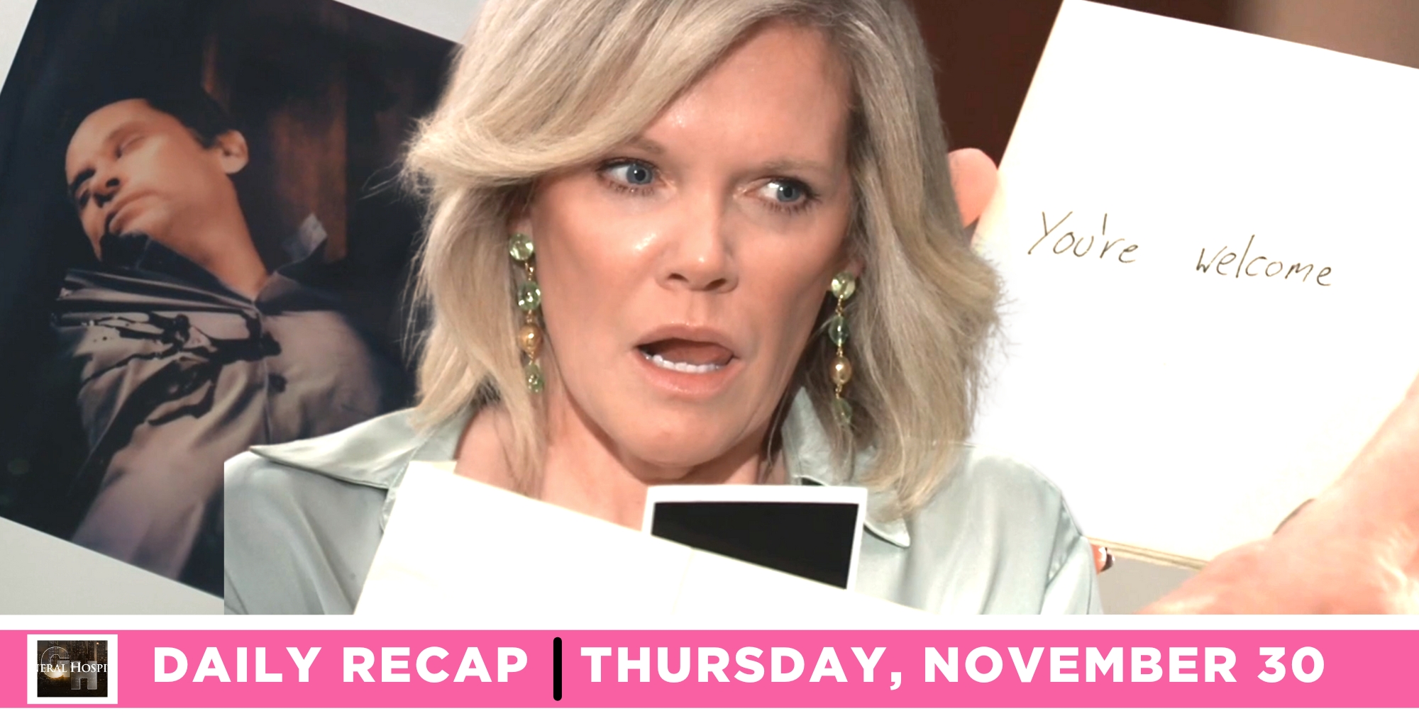 ava jerome got a surprise letter on the general hospital recap for thursday, november 30, 2023.
