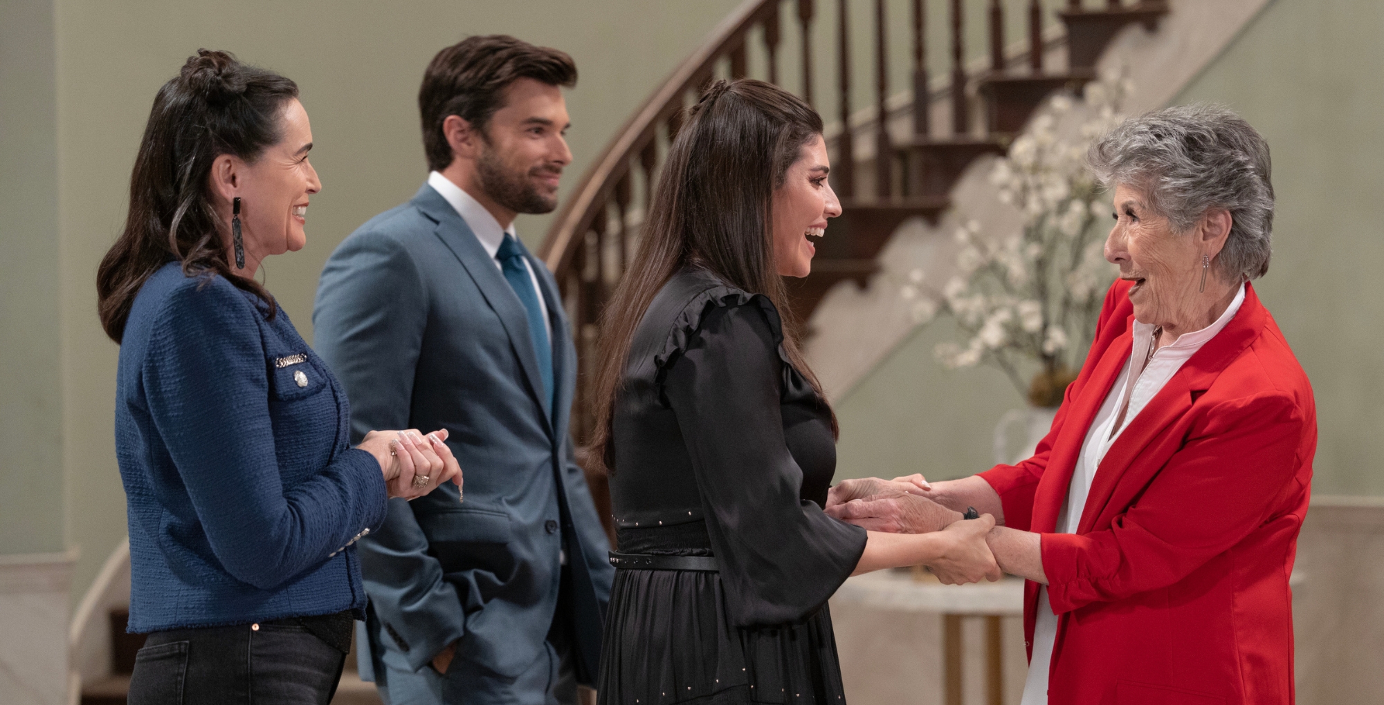 ellen travolta and rena sofer talk soap families