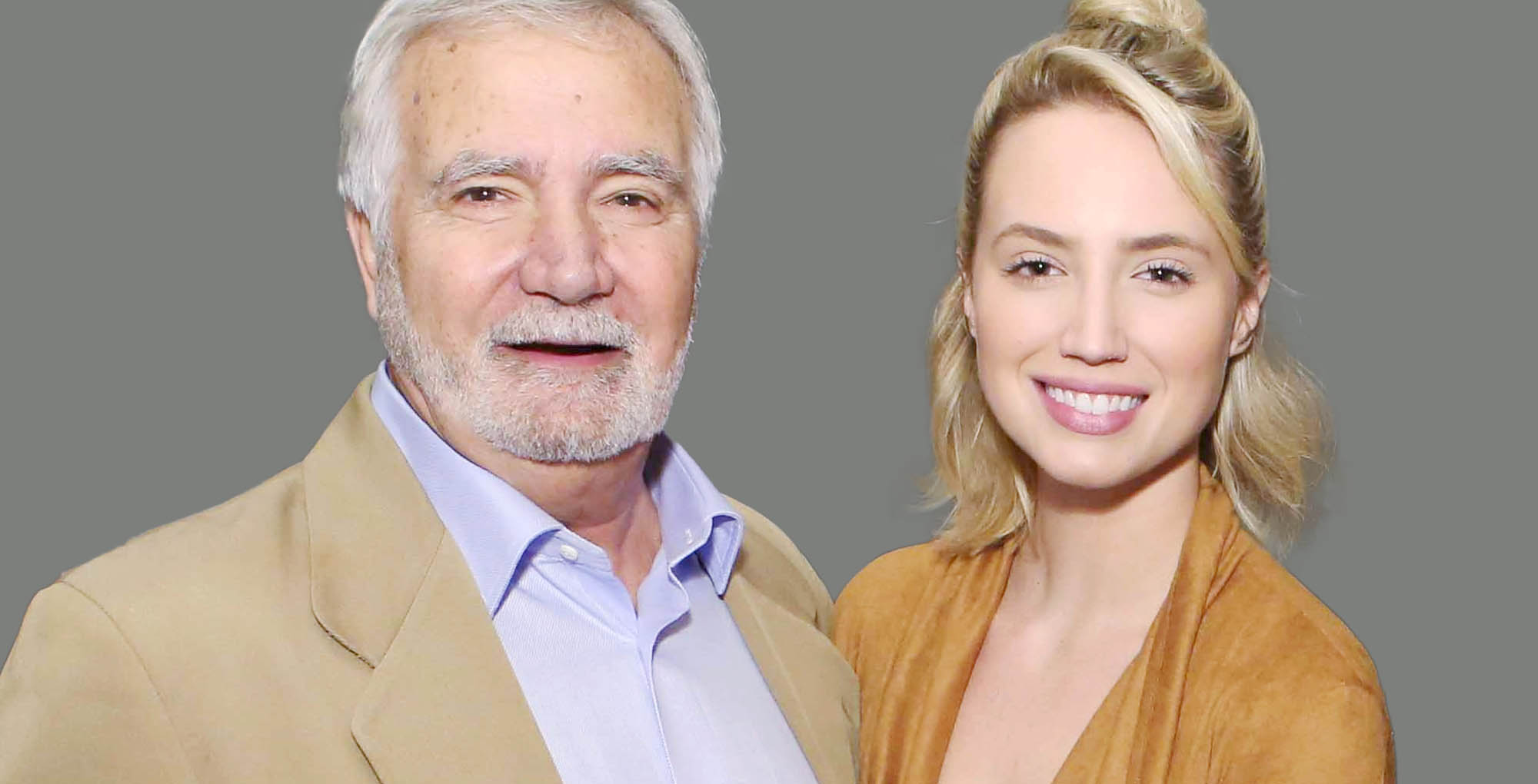 bold and the beautiful star john mccook with molly mccook.