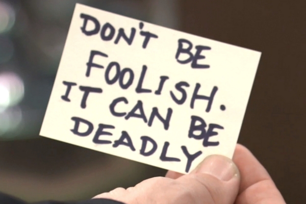 soap operas general hospital threatening warning.