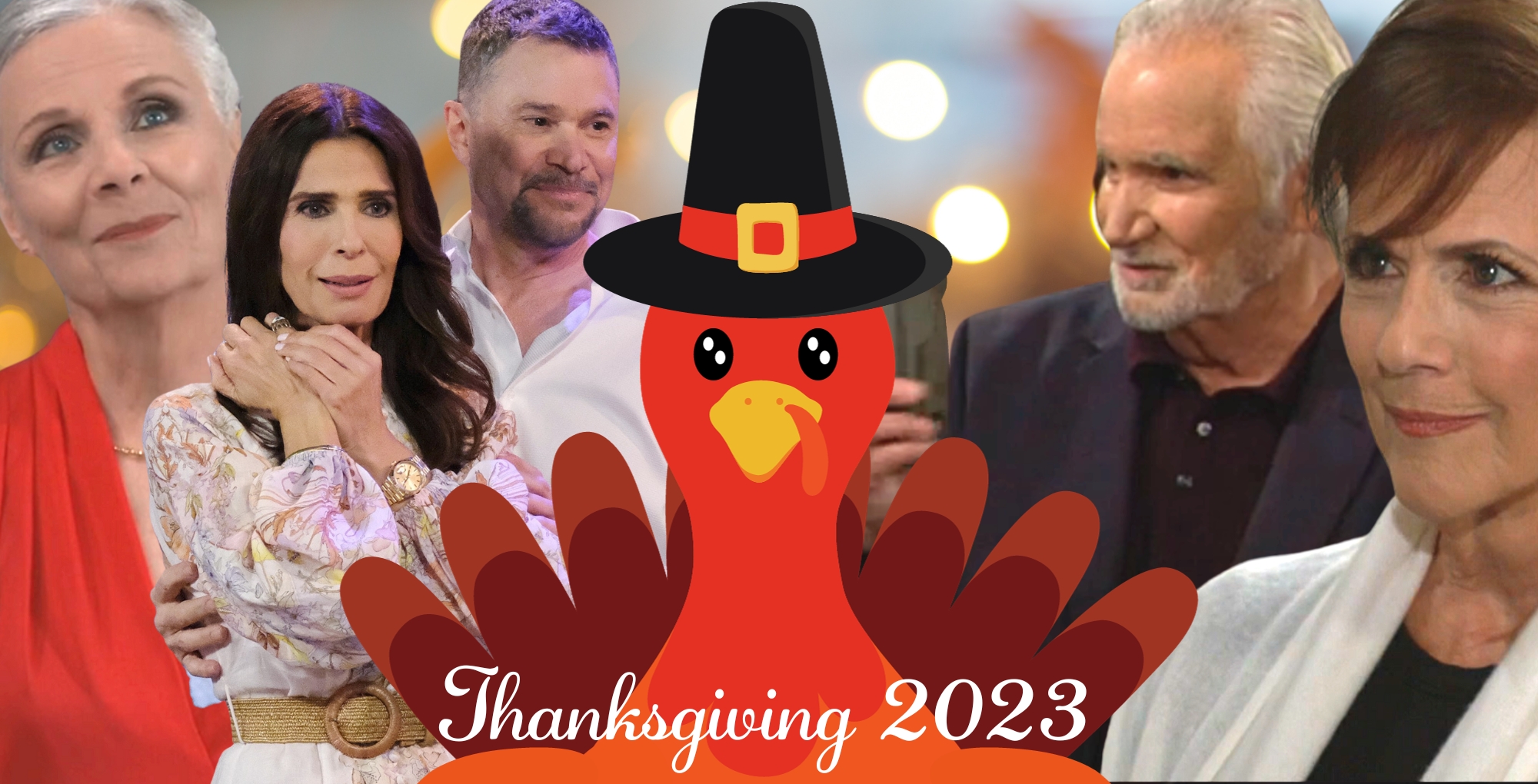 soap operas thanksgiving tracy, bo and hope, eric, and aunt jordan.
