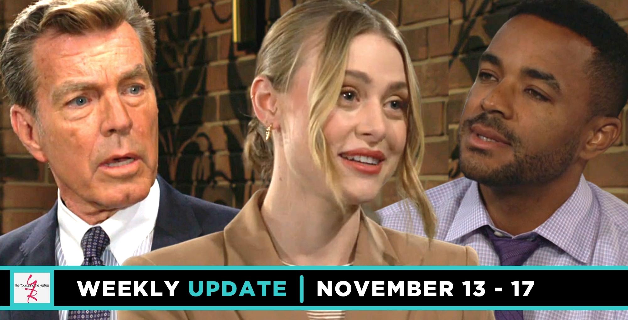 the young and the restless weekly update spoilers