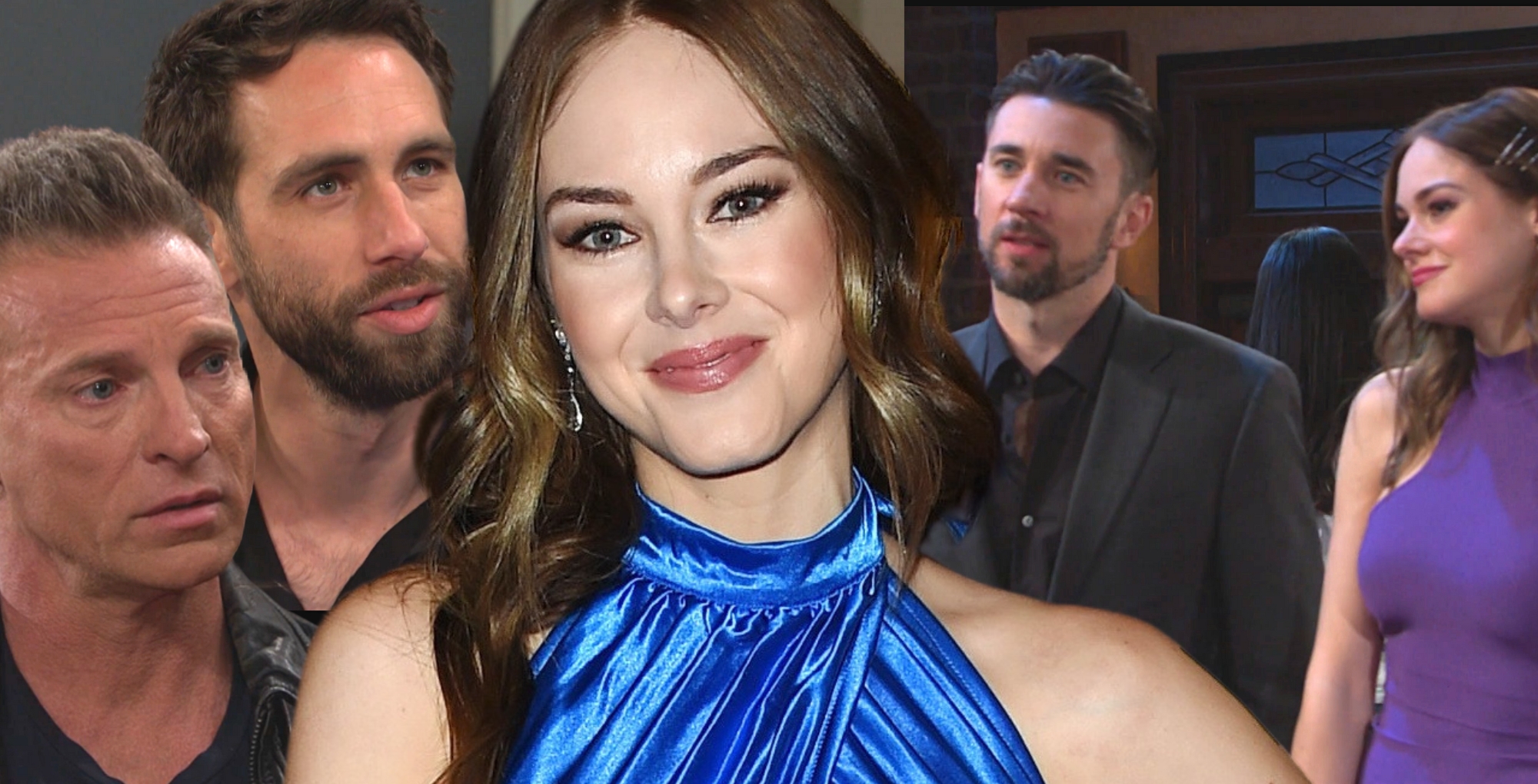 abigail klein of days of our lives, with images of harris, everett, chad and stephanie.