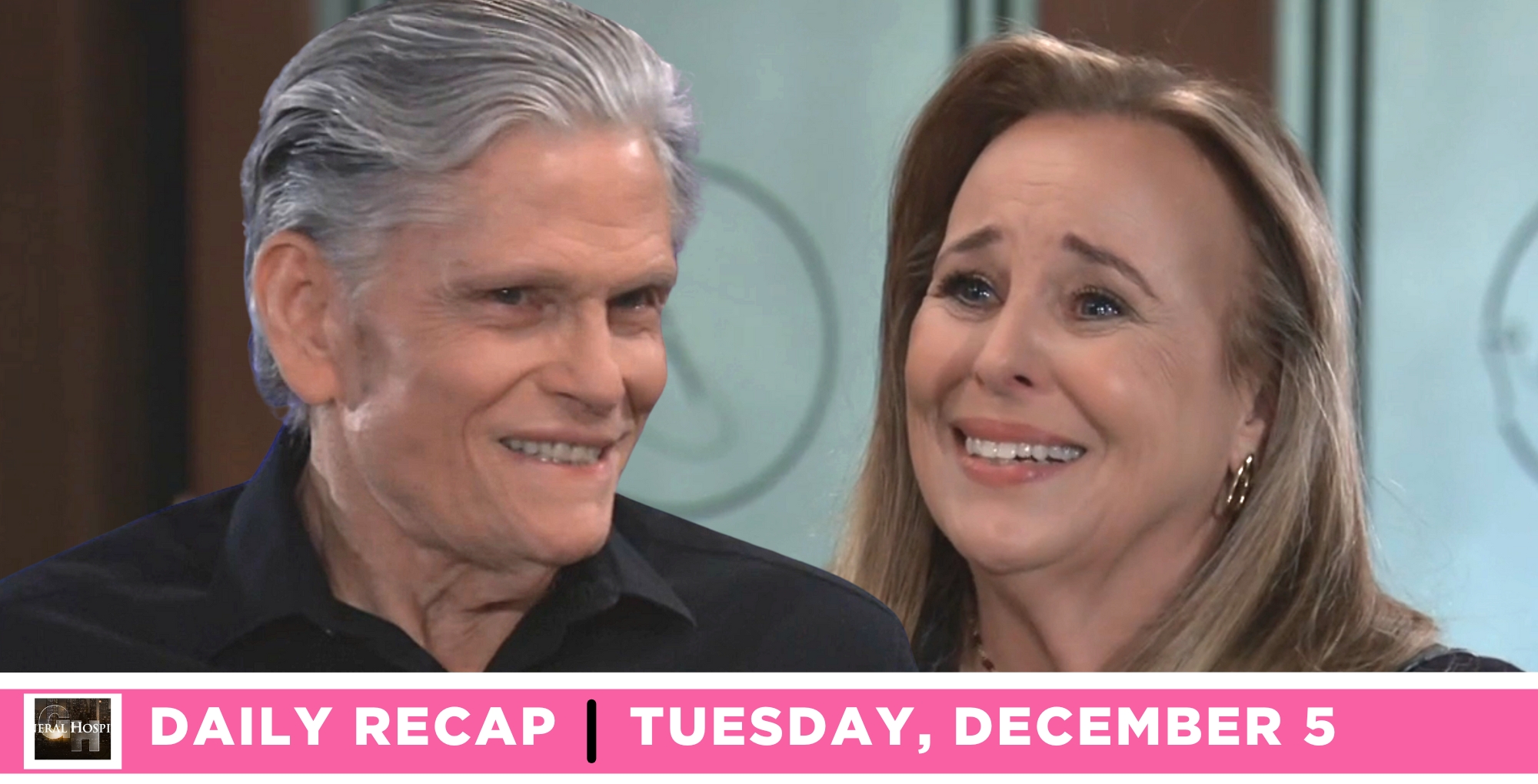 cyrus renault played laura collins on general hospital recap for tuesday, december 5, 2023.