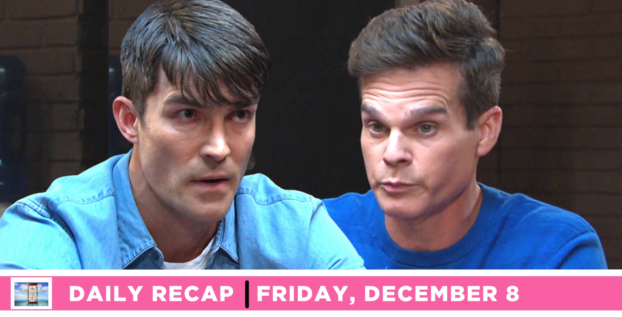 dimitri von Leuschner told leo stark everything on days of our lives recap for friday, december 8, 2023.