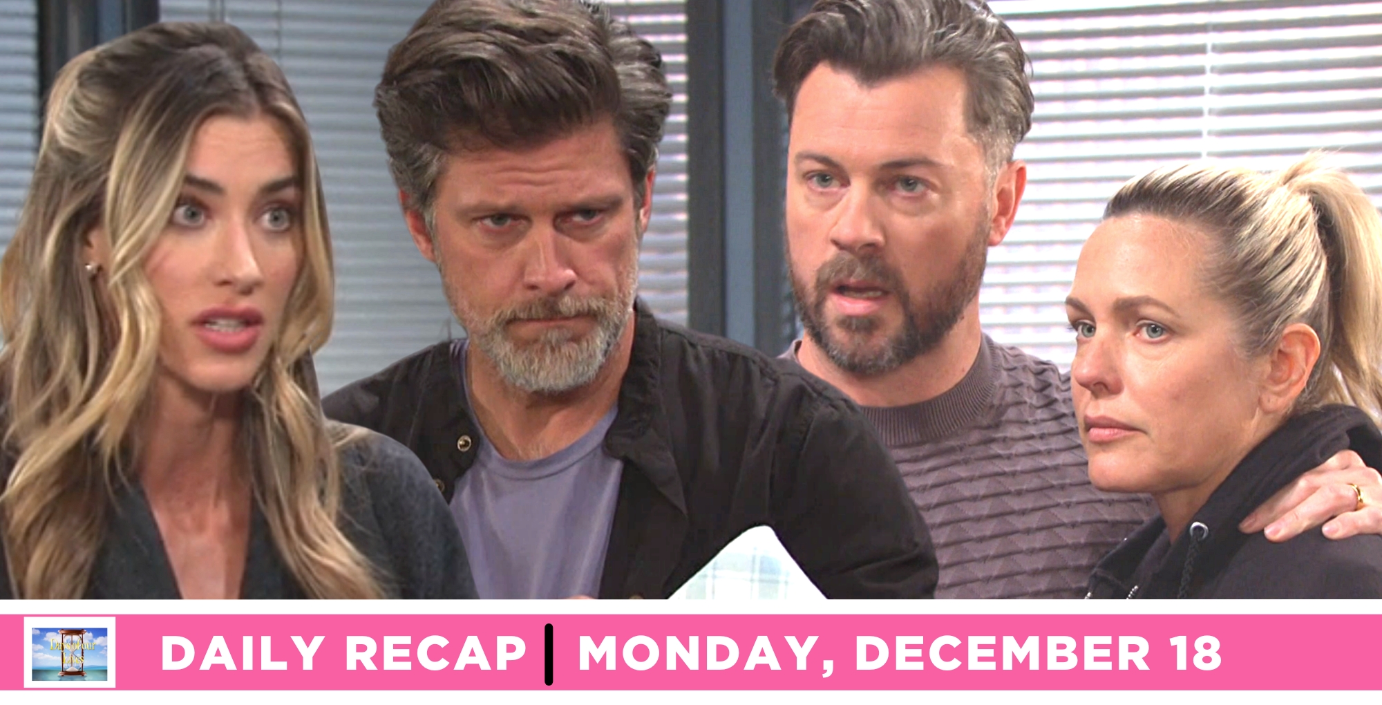 sloan petersen brady demanded nicole walker dimera pay for taking baby jude on days of our lives recap for monday, december 18, 2023.