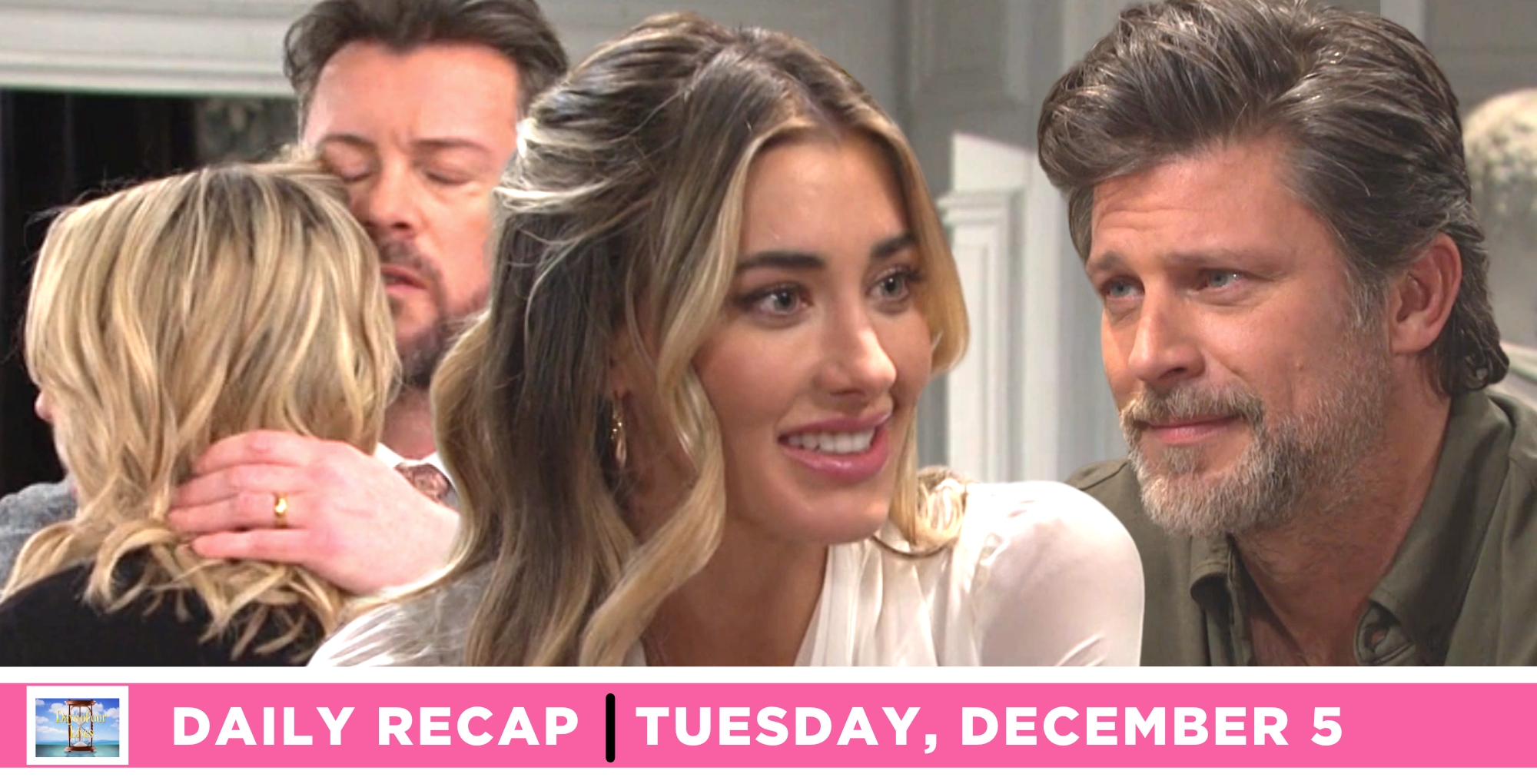 sloan petersen brady and eric brady won this round on days of our lives recap for tuesday, december 5, 2023.