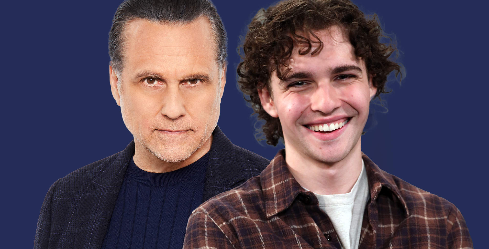 maurice benard and son joshua benard on general hospital.