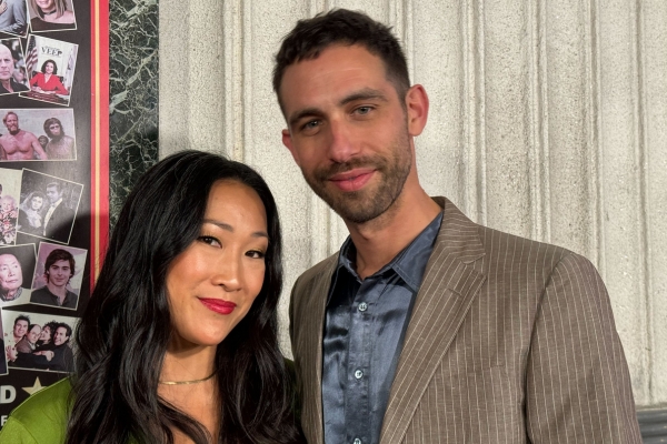 soap stars tina huang and blake berris.