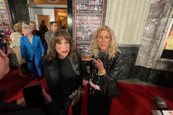 soap stars kate linder and alley mills brought the fun.